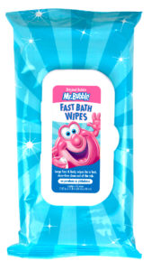 Mr. Bubble Fast Bath wipes-bag
