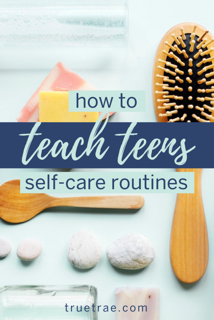 Life can be so all-encompassing that we sometimes forget to pause and teach them what they need to know before they leave the nest – like teen self-care. #selfcare #howtoselfcare #selfcarepractices #selfcareroutine #teachingteens #momsofteens